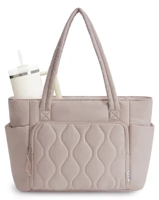 Image de Grand sac fourre-tout avec fermeture éclair pour femmes