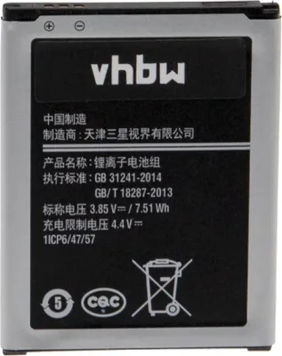 Produktbild von vhbw Akku Ersatz für Samsung EB-BG160ABC für Handy Smartphone Telefon (1950 mAh, 3,85 V, Li-Ion)