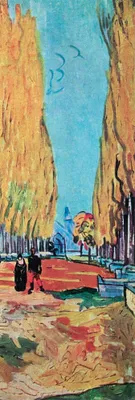 Obrázek produktu pro Vincent Van Gogh Art Print Obraz - Les Alyscamps, 1888 (158 x 53 cm)