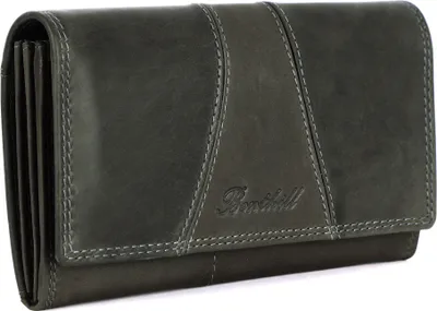 Produktbild von Benthill Portemonnaie Damen Leder - Hochwertige weiche Vintage EchtLeder Damen Geldbörse mit RFID Schutz - Grosse Damenbörse lang - Frauen Portmonee inkl. Geschenkbox