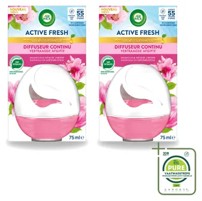 Produktbild von 2 x Air Wick Deco Sphere Duftspender Magnolia & Kirschblüte – 75 ml - Großpackung - 2 Stücke