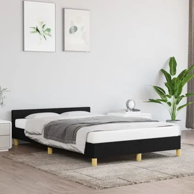 Immagine prodotto di Maison Exclusive - Struttura letto senza materasso Nero 120x200 cm Tessuto