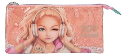 Produktbild von TOPModel 0414104, Hartschalenetui für Stifte, Polyester, Zink, Mehrfarbig, Abbildung, Drinnen/Draußen, Junge/Mädchen