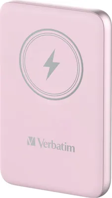 Produktbild von Verbatim Powerbank 10000mAh Wireless Rosa LiPo Schnellladung 3.0 MagSafe 20W