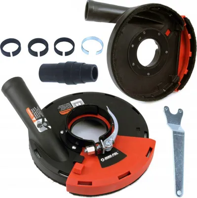 Obrázek produktu pro MAR-POL Odsávací kryt s kartáčovým věncem pro úhlové brusky 115-125mm M04100