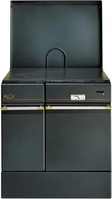 Image de Cuisinière à bois 10kw noir - Godin - 240162NOIRPOLI -