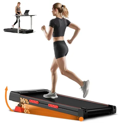 Immagine prodotto di Tapis roulant X5 - Tapis roulant elettrico per il fitness - Inclinazione regolabile - Superficie di corsa 80–120 x 30–50 cm - Per la casa e l'ufficio - Allenamento cardiovascolare
