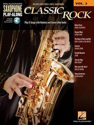 Obrázek produktu pro Classic Rock - Saxophone Play-Along Volume 3 Book/Online Audio