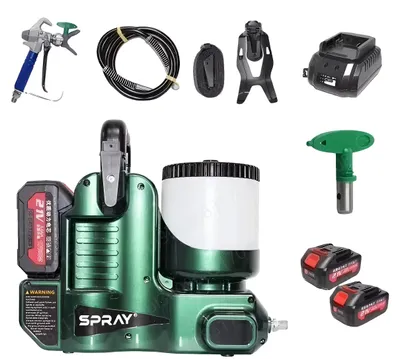 Immagine prodotto di Spruzzatore a vernice senza aria, 2200 PSI, capacità 1,2 L, verde