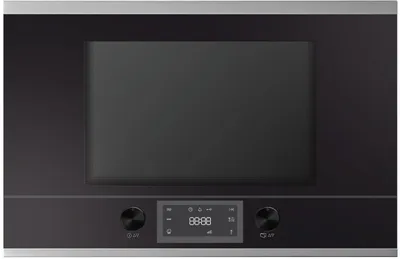 Produktbild von Mikrowelle mit 6 Funktionen und Grill - 38 cm Nischenhöhe und Türanschlag links, Schwarz