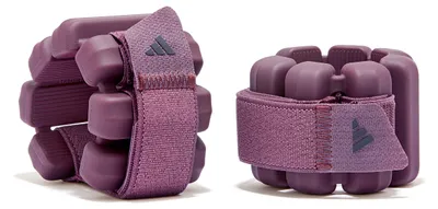 Zdjęcie produktu dla Zestaw obciążników na kostkę i nadgarstek Adidas 0,5 kg różowy