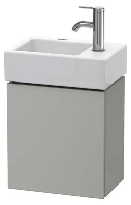 Produktbild von Waschtischunterbau L-CUBE 400x364x241mm Ans links betongrau matt betongrau matt
