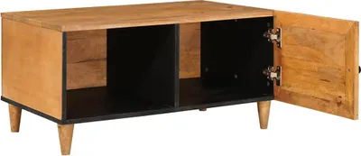 Zdjęcie produktu dla Stolik kawowy vidaXL, jasnobrązowy, 100 x 54 x 40 cm, materiał drewnopochodny