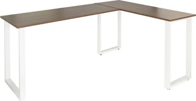 Obrázek produktu pro Počítačový stůl WORKSPACE BASIC I 165 x 120 cm ořech / bílá OFF