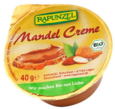 Produktbild von Rapunzel Mandel Creme Portionsschale, Brotaufstrich 45g