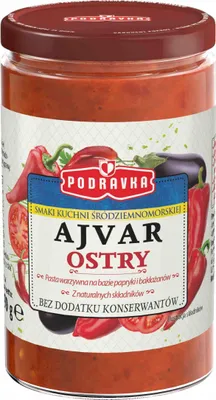 Zdjęcie produktu dla Ajvar ostry paprykowy pasta warzywna 690 g