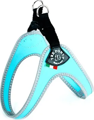 Produktbild von Tre Ponti TP200 Easy Fit Classic mit Click-Verschluss und reflektierendem Rand hellblau