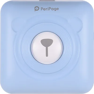 Produktbild von PeriPage Mini Pocket Etikettendrucker Labelprinter Thermodrucker Papierdrucker mit Bluetooth-Verbindung, Blau