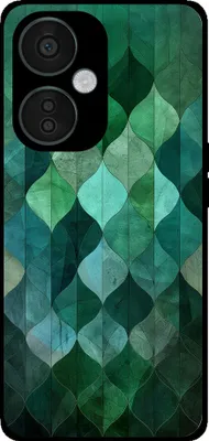 Obrázek produktu pro Smartphonica Pouzdro na telefon vhodné pro OnePlus Nord CE 3 s potiskem zelených listů - Zadní kryt z TPU s potiskem zelených listů - Green