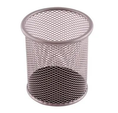 Obrázek produktu pro Síťovaný kelímek na pero stříbrný LEVIATAN