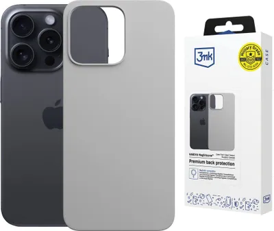 Zdjęcie produktu dla Apple Iphone 16 Pro - 3Mk Hardy Magsilicone Natural Titanium
