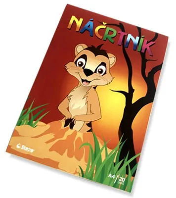 Zdjęcie produktu dla Náčrtník A4, 80 g, 20 listů