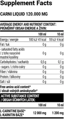 Obrázek produktu pro Carni Liquid 120000 mg - 1000 ml, ledový čaj broskev