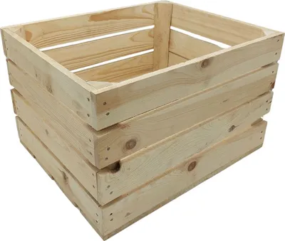 Produktbild von Deko-Holzkiste natur geflammt Obstkiste Weinkiste Beistelltisch Schuhregal Deko