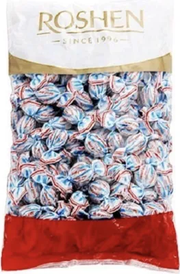 Obrázok produktu pre Roshen Sladké kvapkové karamelky s mliečnou náplňou 1 kg