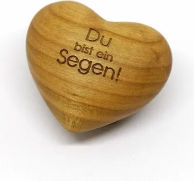 Produktbild von Thankgoods Holzherz Du bist ein Segen!