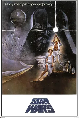 Produktbild von Star Wars Poster Style 'A' - American 61 x 91,5 cm