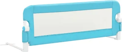 Immagine prodotto di vidaXL Protezione letto bambino blu 120x42 cm poliestere