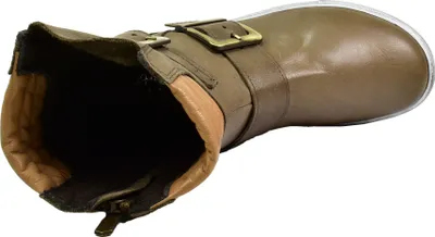 Produktbild von Andrea Conti Damen Stiefelette Leder Stiefel große Schnallen 0346833, Größe:40 EU, Farbe:Braun