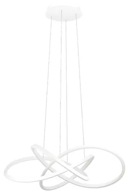 Obrázek produktu pro Závěsné svítidlo Riaza, bílé barvy, průměr 90 cm, výška nastavitelná