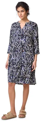 Produktbild von Street One Studio Gemustertes Tunika-Kleid Dark Void Blue 34