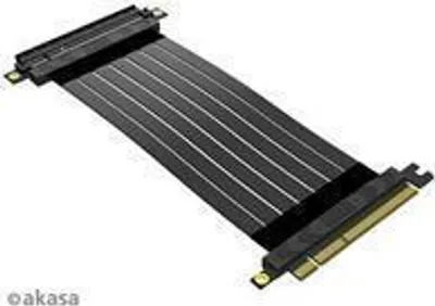 Zdjęcie produktu dla Akasa AK-CBPE03-20B, PCIe 4.0, Męska/Żeńska, Czarny, 0,2 m, 1 szt.