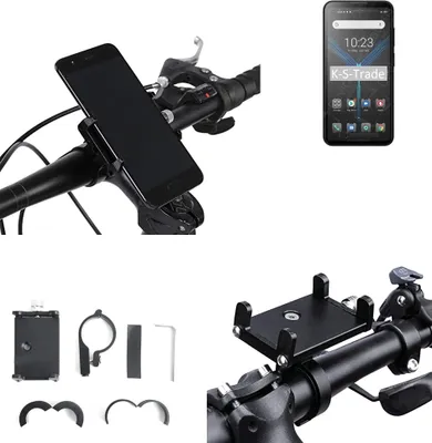 Produktbild von K-S-Trade Handyhalterung für das Fahrrad kompatibel mit Blackview BL5000 Halter Lenkstange Fahrradhalterung Motorrad Bike Mount Befestigung