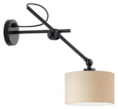 Zdjęcie produktu dla Kinkiet przegubowy lampa ścienna lampa na ścianę regulowany z abażurem walec MODERN