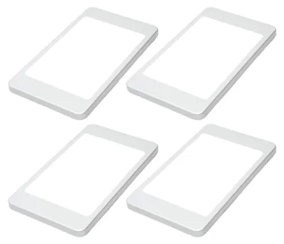 Image de veau | Lot de 4 spots encastrables LED 6 W pour cuisine avec capteur, blanc neutre, sans capteur