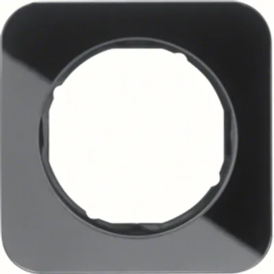 Produktbild von Berker 10112116 Rahmen Glas, schwarz Berker R.1
