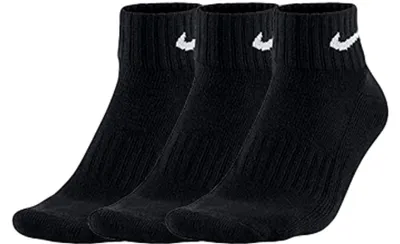 Produktbild von Nike One Quater Socken 3er Pack - Farbe: Schwarz - Größe: 38-42
