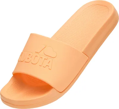 Produktbild von Kubota Badelatschen Damen Badeschlappen Rutschfest Badeschuhe "Basic Festival" Orange, 37