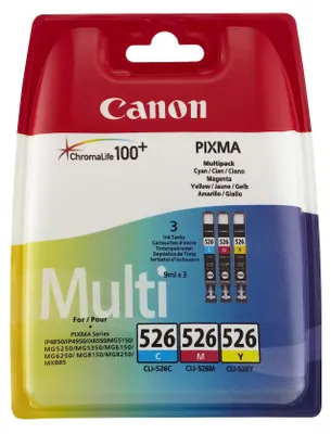 Produktbild von Canon CLI-526 C M Y – Menge 1, Farbig