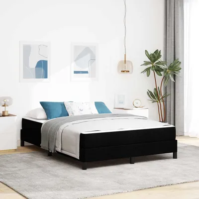 Imagen del producto de vidaXL Base de cama con somier, color , 160 x 200 cm, tapizada en tela