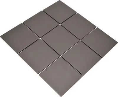 Produktbild von Keramikmosaik CU 922 schwarz 29,25x29,25 cm