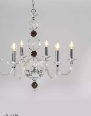 Image de Plafonnier élégant lustre classique lustre en cristal nouveau