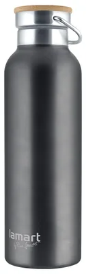 Produktbild von thermoskanne 500ml aus Edelstahl/Schwarz BANDE LAMART