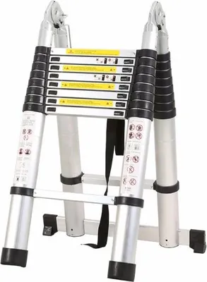 Obrázek produktu pro Žebřík KME3056 teleskopický 2,8 plus 2,8m - štafle na schody