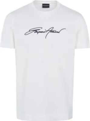 Immagine prodotto di T-shirt Emporio Armani a girocollo da uomo in bianco