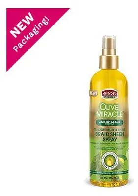 Obrázok produktu pre African Pride Olive Miracle Anti-Breakage Braid Sheen Spray 355ml